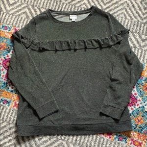Ava & Viv Ruffle Accent Sweater - EEUC!